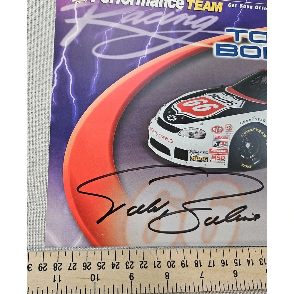 NASCAR Todd Bodine Hero Card 1999 Phillips Racing No 66 Chevy Monte Carlo 8x10